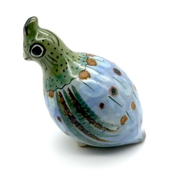 Vintage signed Ken Edwards pottery Tonala quail figurine - Picture 10 of 11